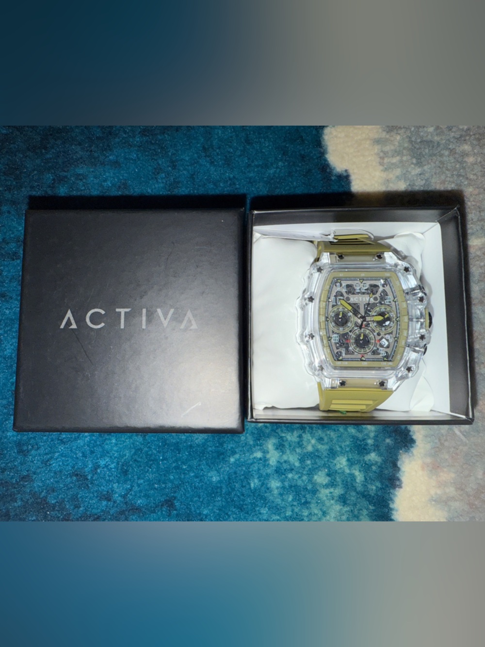Activa X Invicta Men's Watch - 44.3mm Green with Invicta Diver Case - Picture 4 of 6